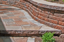 Patio and Retaining Wall