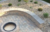 Fire pit after